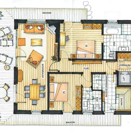 シャレー Tennerhof Luxury *